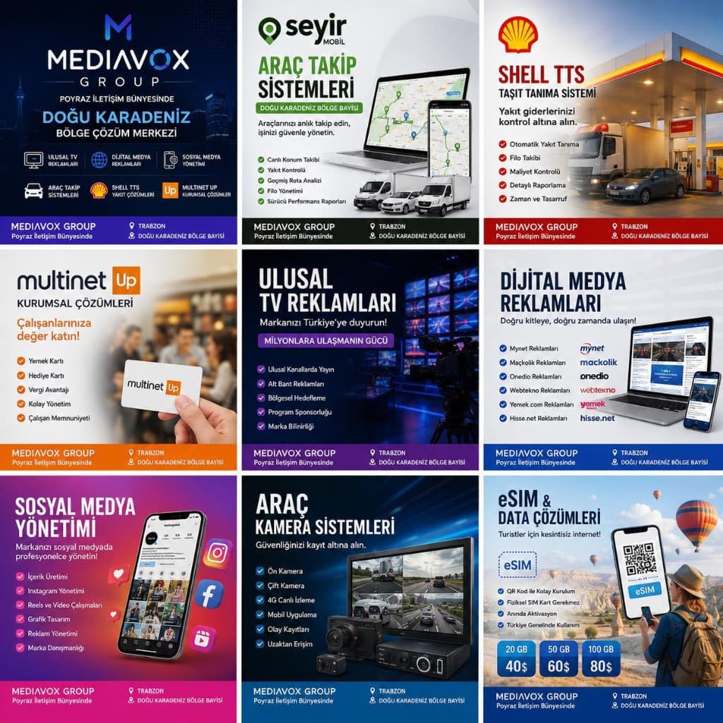 Mediavox Group hizmet portföyü